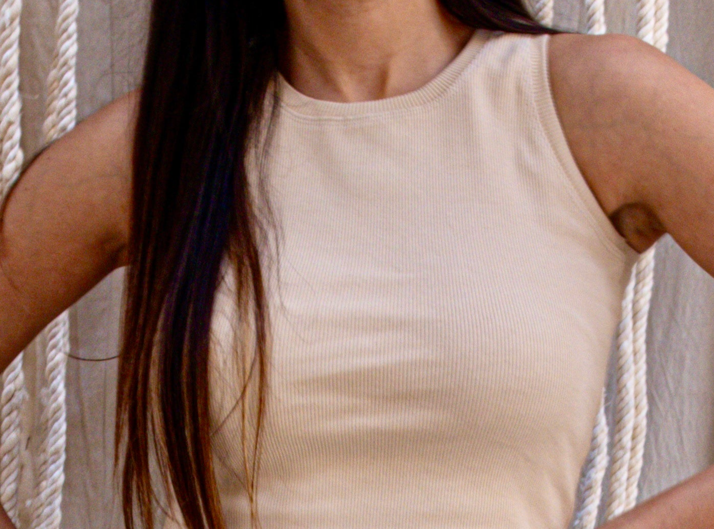 Camel Beige Tank Top