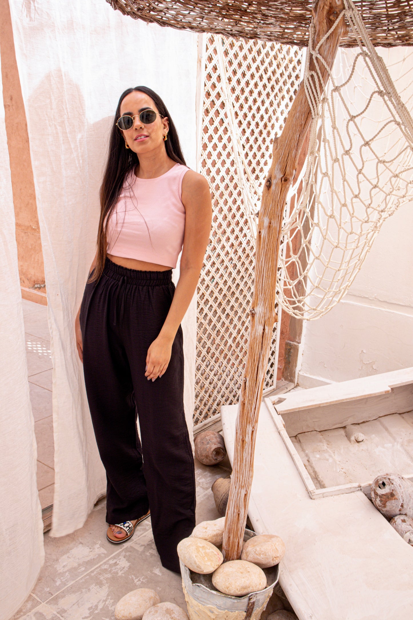 Black Linen Pants