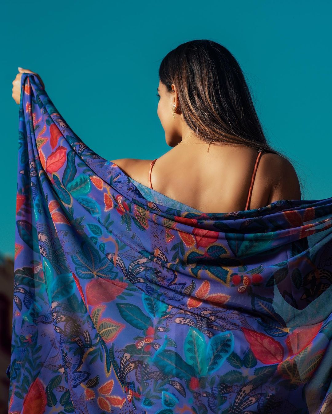Purple Meadow Cover Up